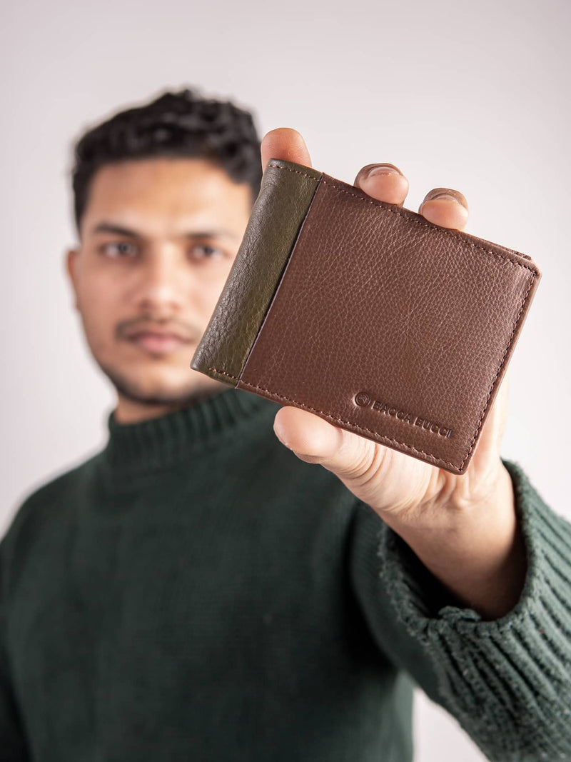 Bacca Bucci Genuine Leather Bi-Fold Wallet