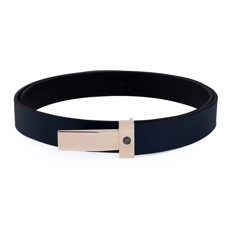 Bacca Bucci Genuine Leather Formal Dress Belts with a Stylish Finish & a Nickel-Free Buckle