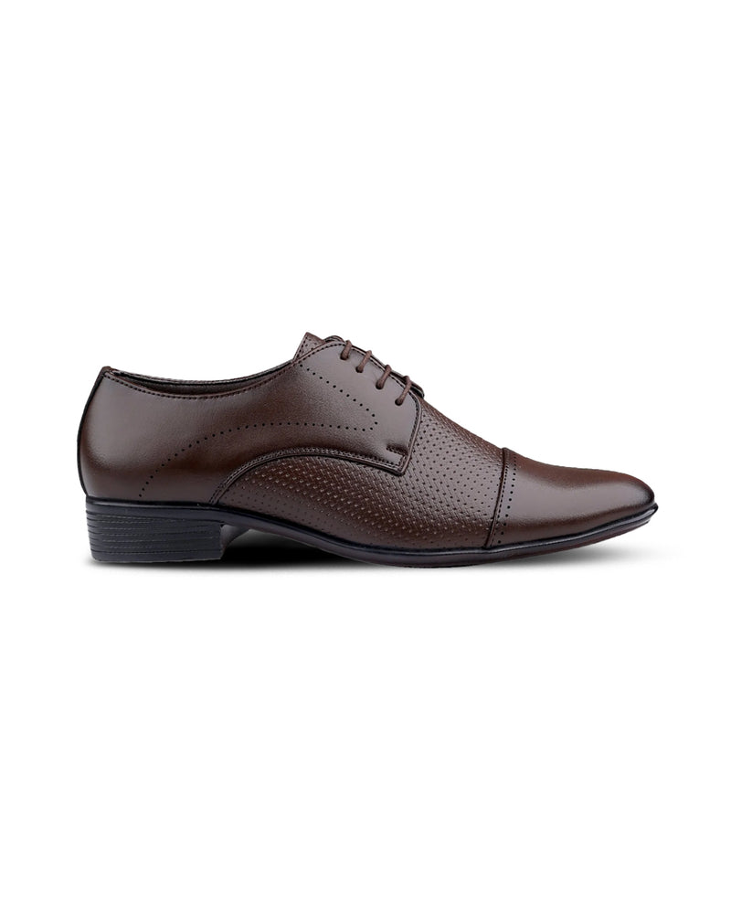 Bacca Bucci HOMER Formal Shoes with Superior Comfort | All Day Wear Office Or Party Lace-up Shoes