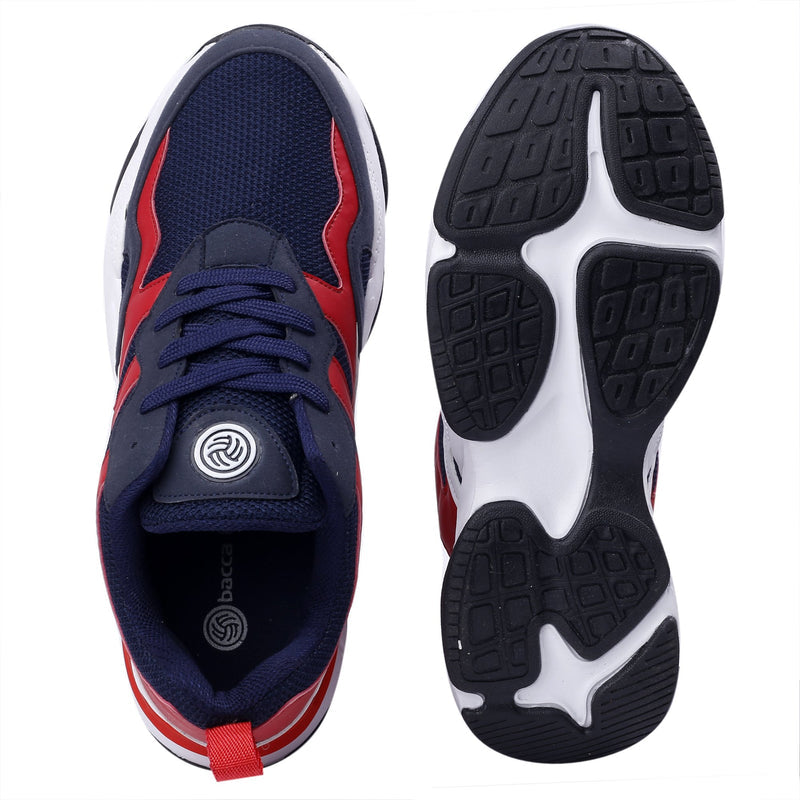 Bacca Bucci MAJESTY Comfortable Running Shoes with Adaptive Smart Cushioning 5 in 1 uni-Moulding Technology Professional Non Slip Running Shoe for Training, Walking, Fitness & Gym - Bacca Bucci