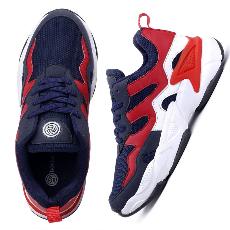 Bacca Bucci MAJESTY Comfortable Running Shoes with Adaptive Smart Cushioning 5 in 1 uni-Moulding Technology Professional Non Slip Running Shoe for Training, Walking, Fitness & Gym - Bacca Bucci
