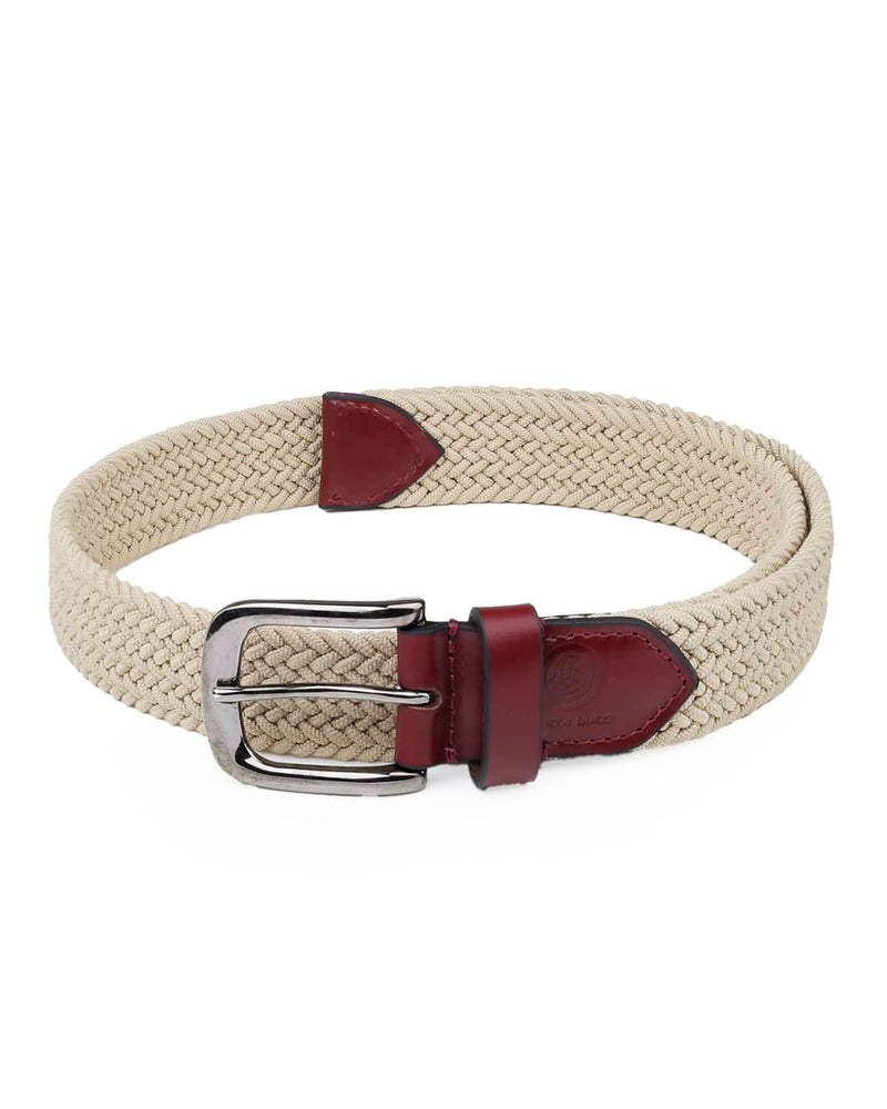 elastic braided belts, casual belts