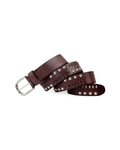 Bacca Bucci Men's Stylish Studded Casual Leather Rivets Belt with Nickle Free Buckle