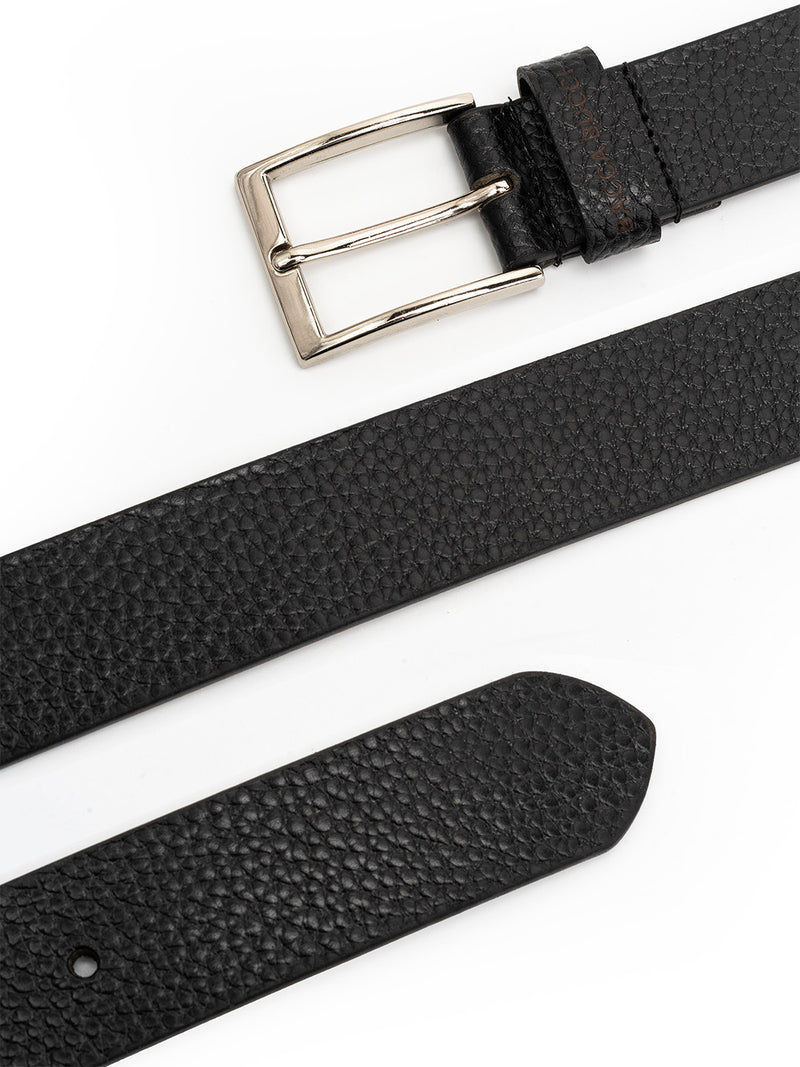 Bacca Bucci Textured Classic Pin Buckle Belt