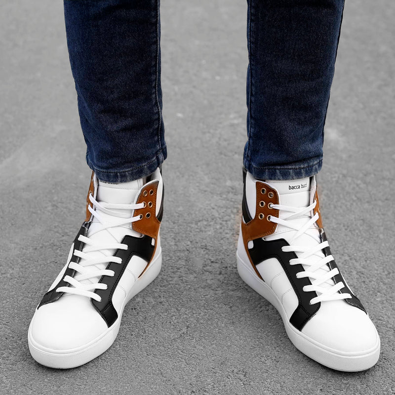 flat sole chunky sneakers ankle shoes for men