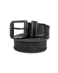 Bacca Bucci Water-Washed Canvas Belt with Genuine Leather Component