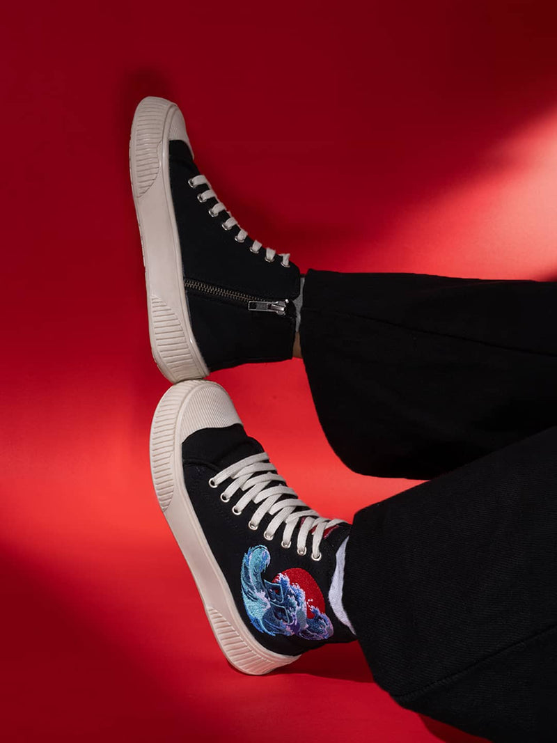 Bacca Bucci Women's High-Top Sneakers - "Kawaii Kicks" Collection