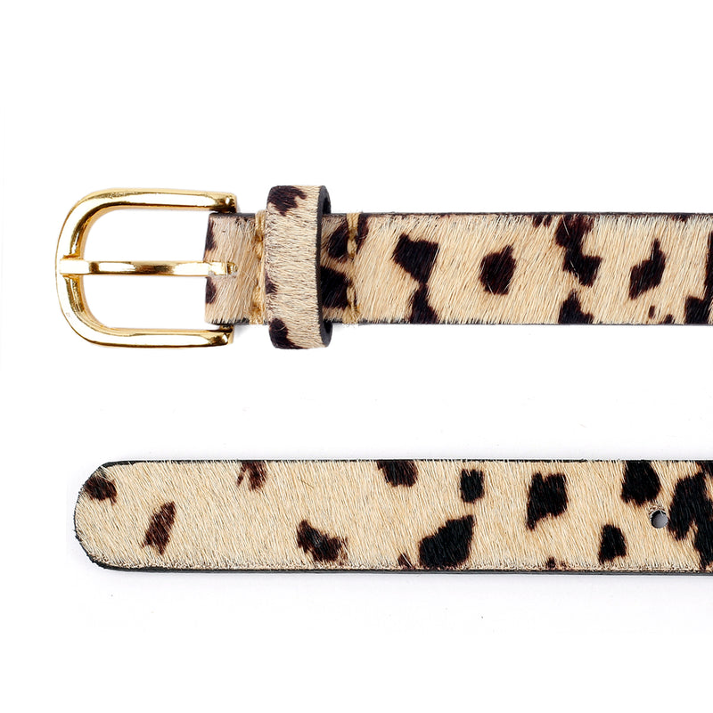 Women Tan Leather Belts