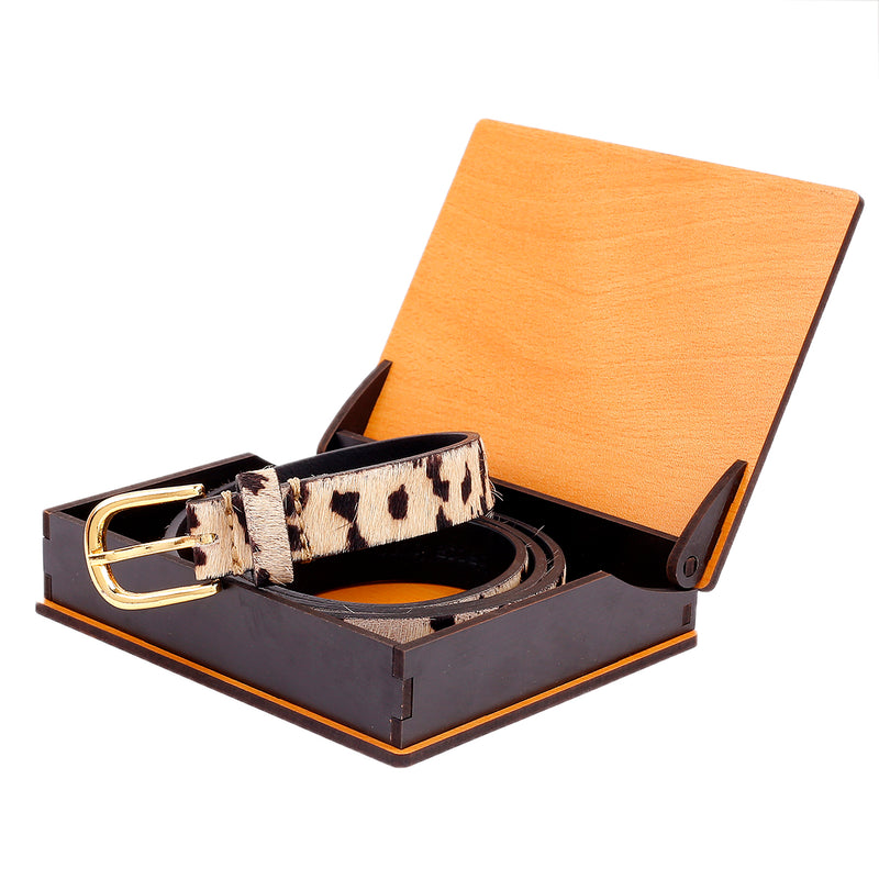 Women Tan Leather Belts