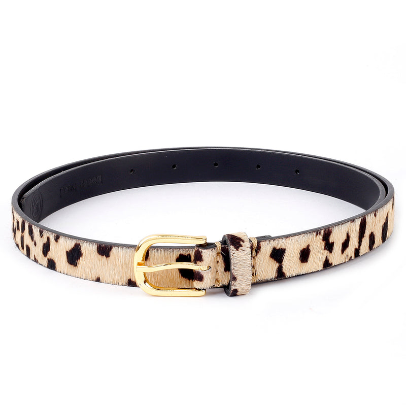 Women Tan Leather Belts