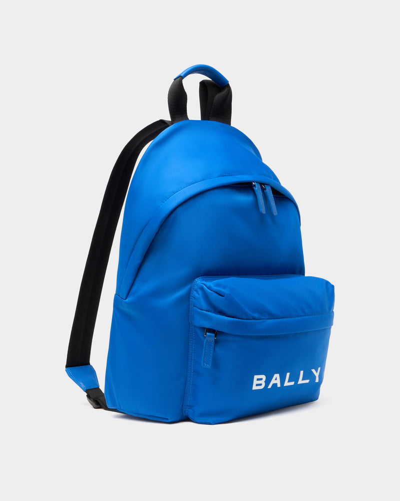 Backpack In Blue Nylon