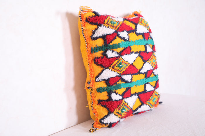 Berber pillow 18.5 INCHES X 19.2 INCHES - kilim pillow
