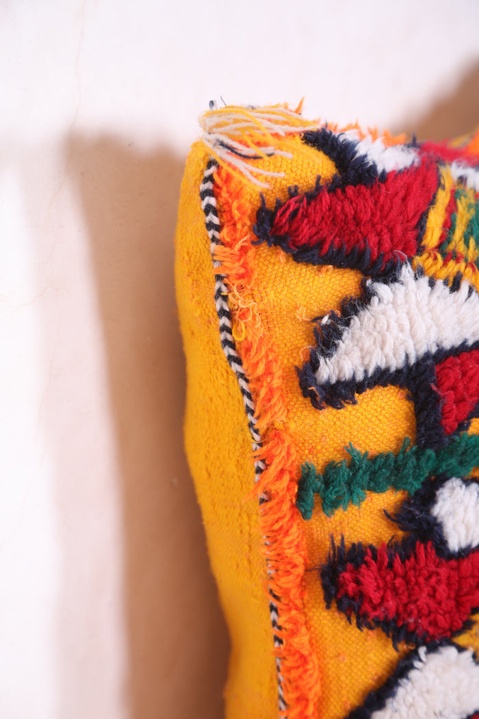 Berber pillow 18.5 INCHES X 19.2 INCHES - kilim pillow