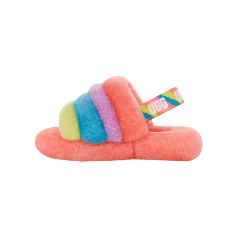 Big Kid's and Little Kid's UGG Fluff Yeah Peach Bliss (1124925K-PBMT)