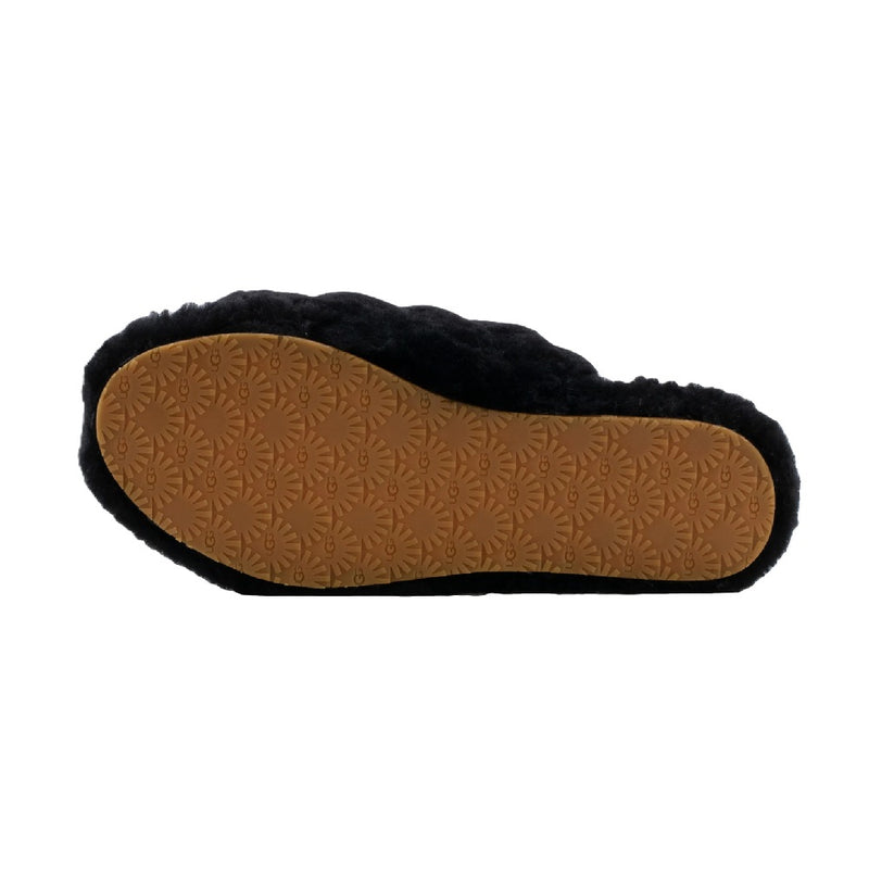 Big Kid's and Little Kid's UGG Fluff Yeah Slide Black (1098494K-BLK)