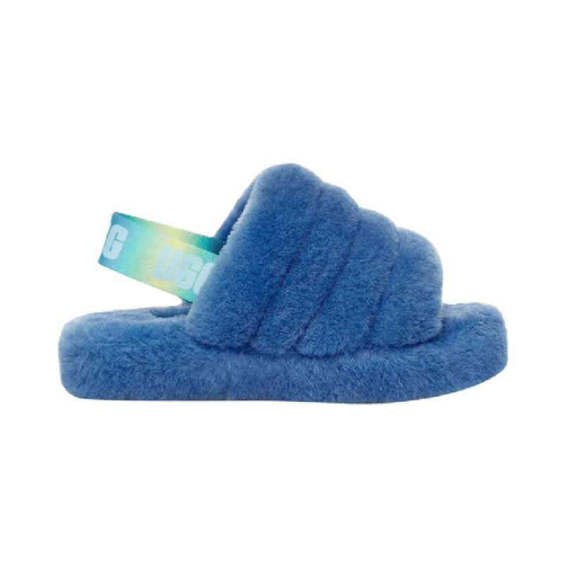 Big Kid's and Little Kid's UGG Fluff Yeah Slide Mystic Blue Gradient (1120030K-MBGT)
