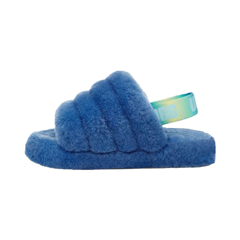 Big Kid's and Little Kid's UGG Fluff Yeah Slide Mystic Blue Gradient (1120030K-MBGT)