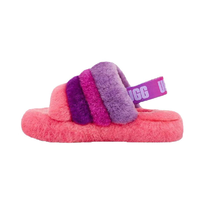 Big Kid's and Little Kid's UGG Fluff Yeah Slide Pk Purp (1120075K-PPRB)