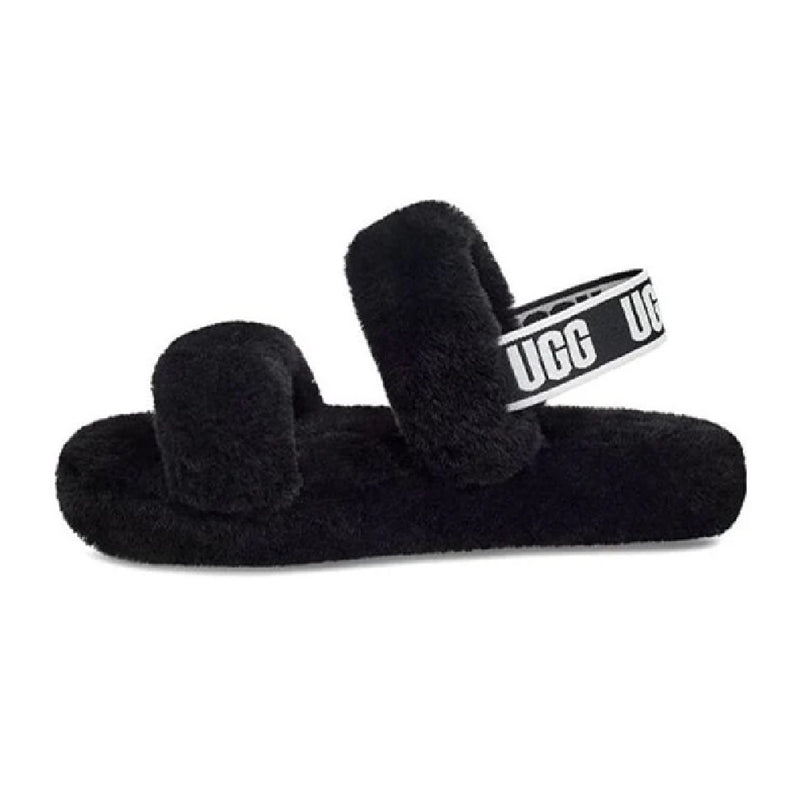 Big Kid's and Little Kid's UGG Oh Yeah Slide Black (1115752K-BLK)
