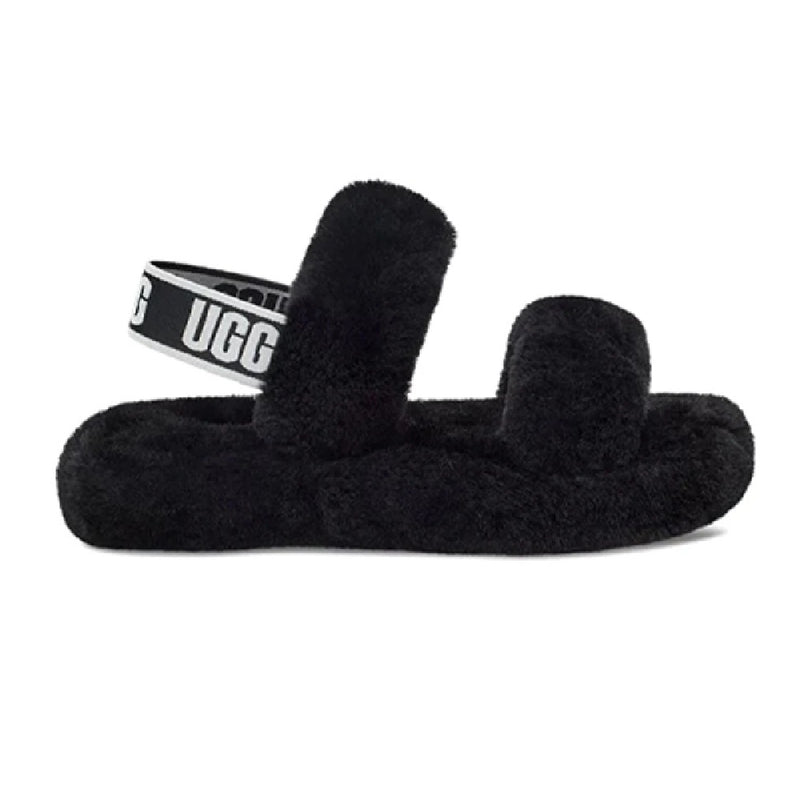 Big Kid's and Little Kid's UGG Oh Yeah Slide Black (1115752K-BLK)