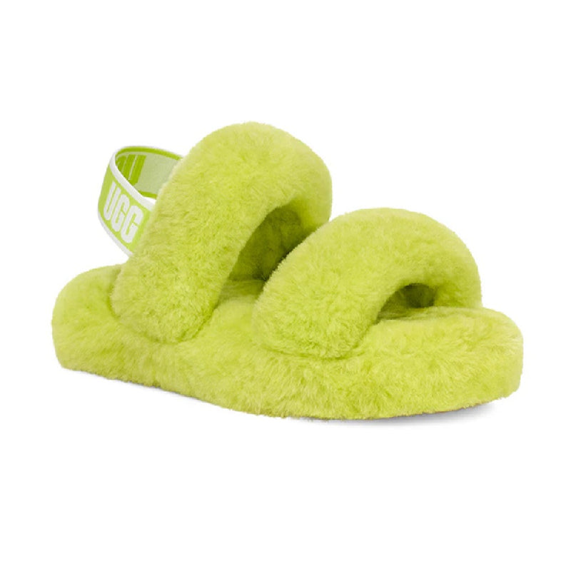 Big Kid's and Little Kid's UGG Oh Yeah Slide Key Lime (1115752K-KLM)