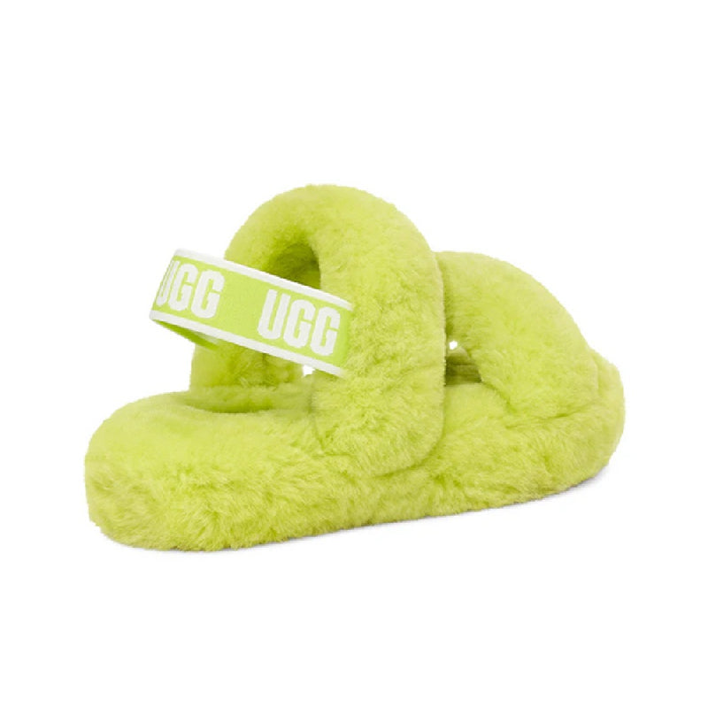 Big Kid's and Little Kid's UGG Oh Yeah Slide Key Lime (1115752K-KLM)