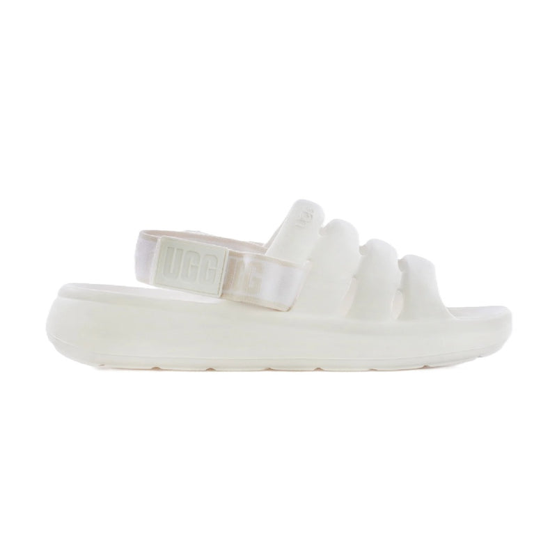Big Kid's and Little Kid's UGG Sport Yeah Slide White (1129050K-BRWH)