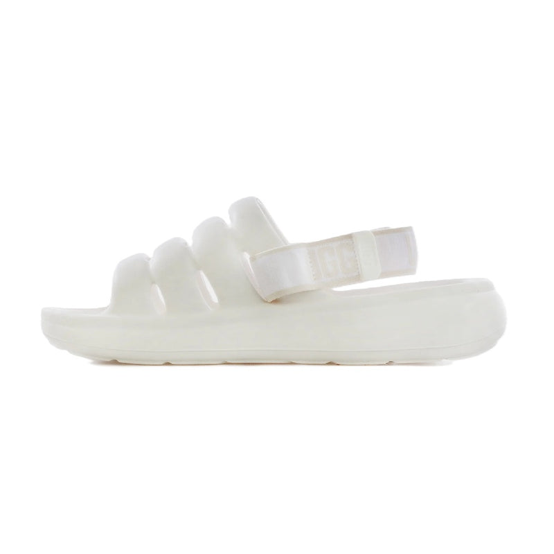 Big Kid's and Little Kid's UGG Sport Yeah Slide White (1129050K-BRWH)