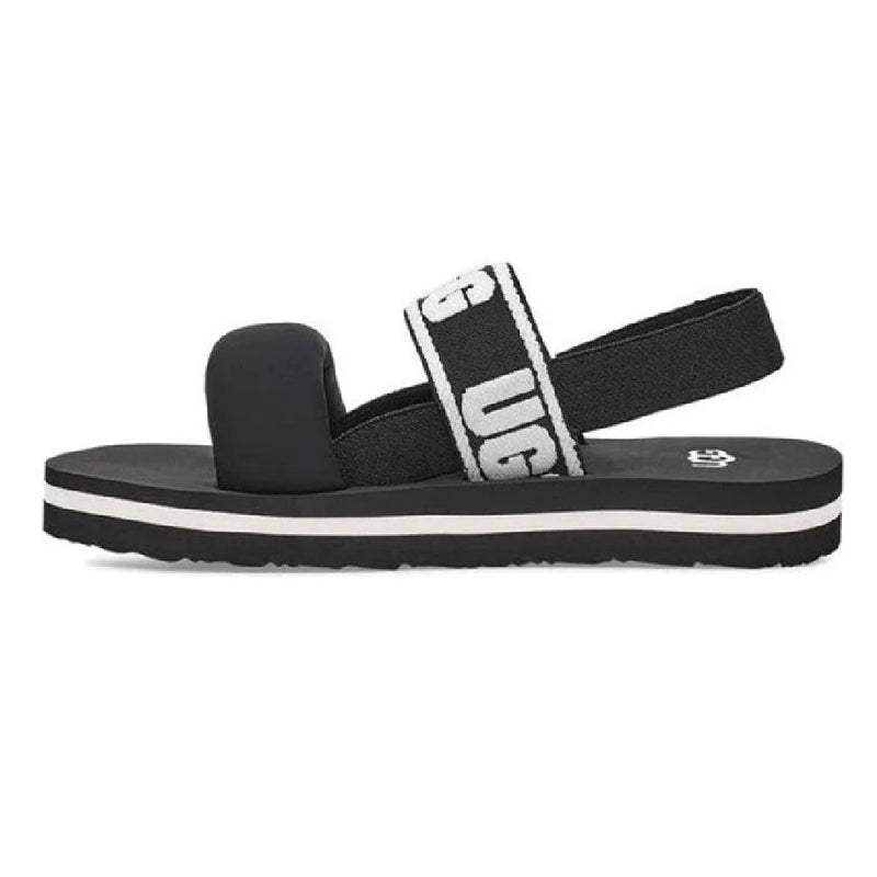 Big Kid's and Little Kid's UGG Zuma Sling Slide Black (1112973K-BLK)