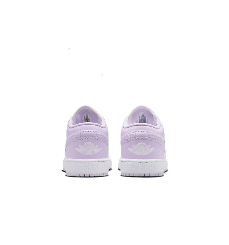 Big Kid's Jordan 1 Low Barely Grape/White-Violet Mist (553560 502)