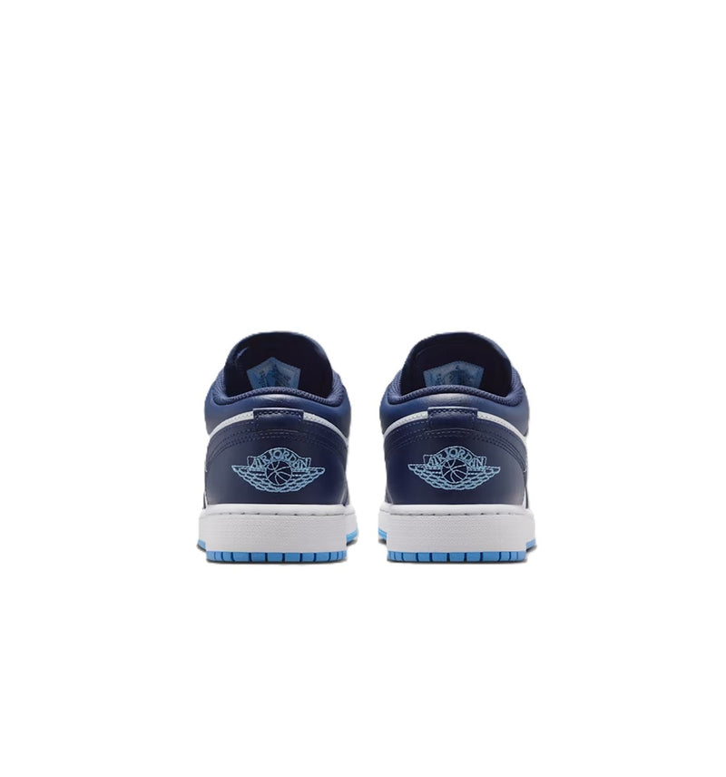 Big Kid's Jordan 1 Low Midnight Navy/University Blue (553560 404)