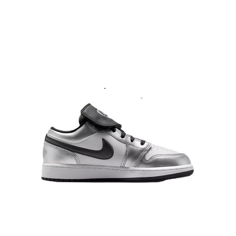 Big Kid's Jordan 1 Low SE BG White/Black-White (IR2310 100)