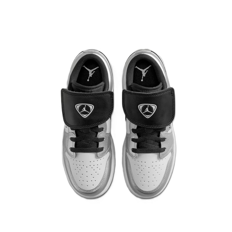 Big Kid's Jordan 1 Low SE BG White/Black-White (IR2310 100)