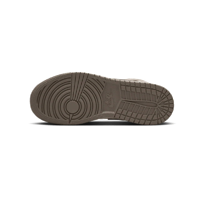 Big Kid's Jordan 1 Mid Enigma Stone/Olive Grey (DQ8423 003)