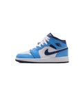 Big Kid's Jordan 1 Mid University Blue/Midnight Navy (DQ8423 405)