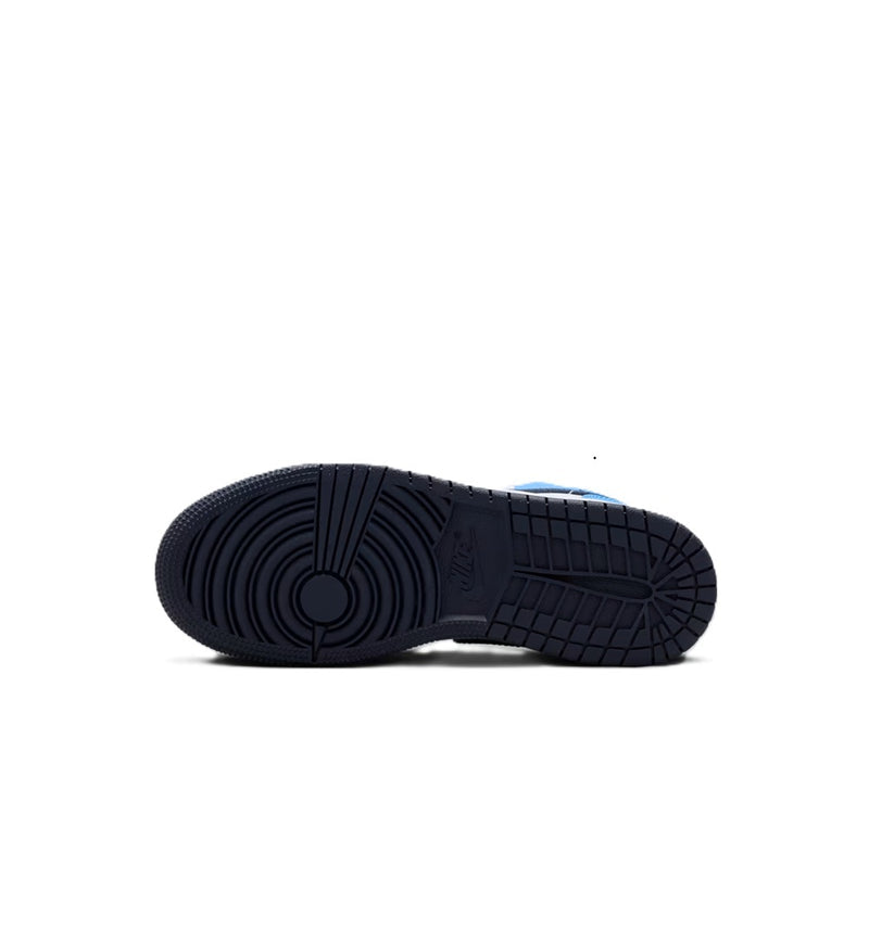 Big Kid's Jordan 1 Mid University Blue/Midnight Navy (DQ8423 405)