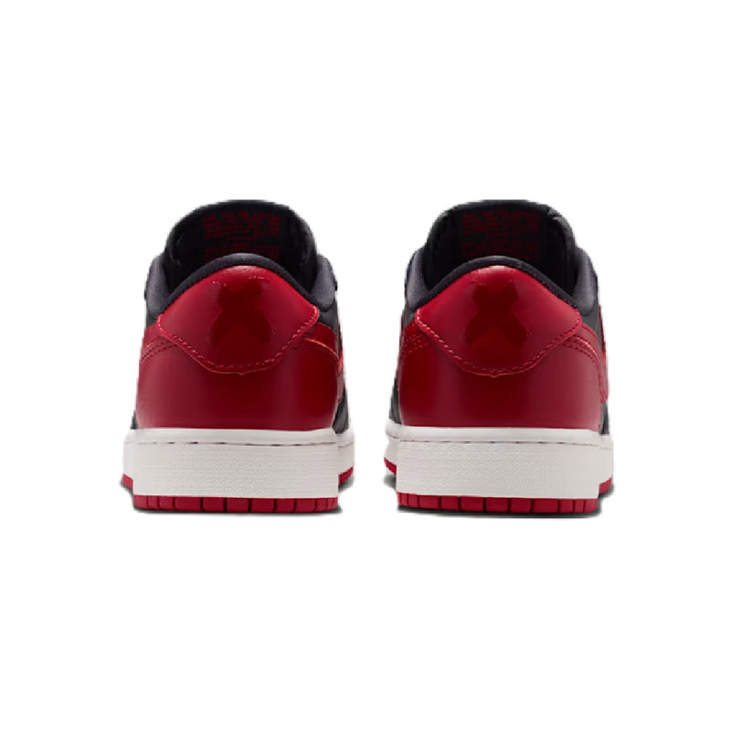 Big Kid's Jordan 1 Retro Low OG "Banned" Blk/Blk-Varsity Red (IW6277 001)