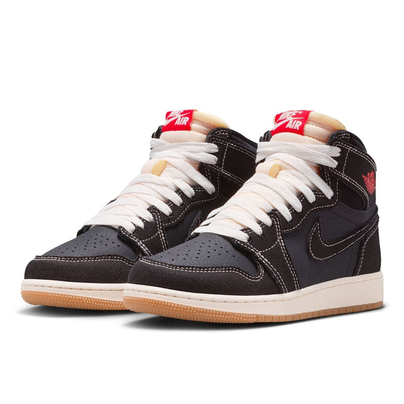 Big Kid's Jordan 1 RTR HI OG FC Black/University Red-Sail (II9927 001)