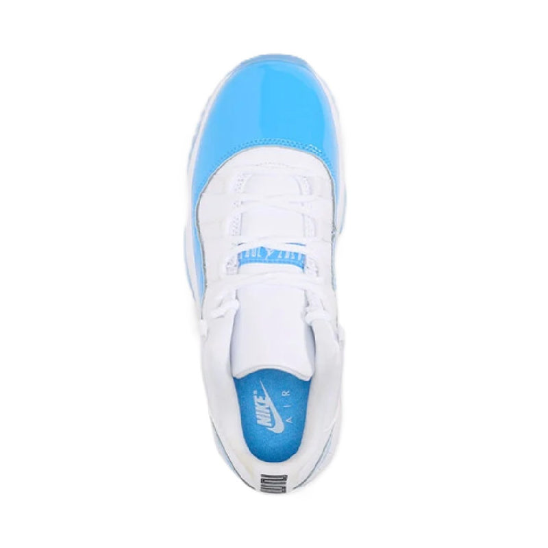 Big Kid's Jordan 11 Retro Low "University Blue" Wht/Uni Bl-Bk (FV5121 100)