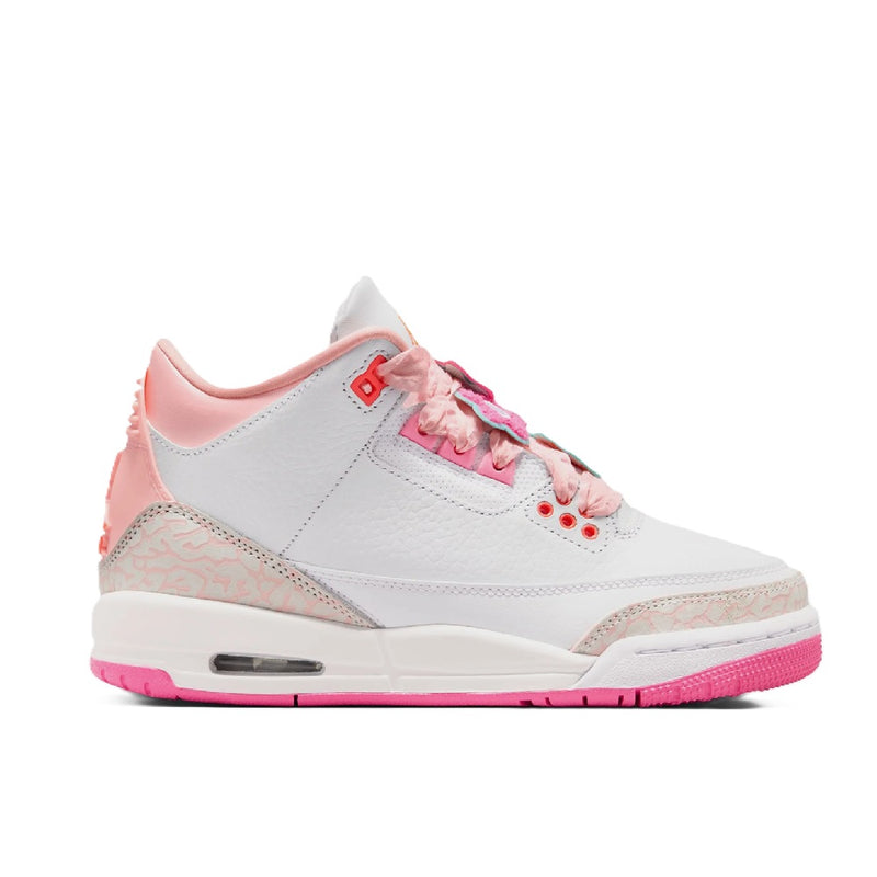 Big Kid's Jordan 3 Retro 'Spring Flowers' Pearl Pink/Orange (II0599 600)