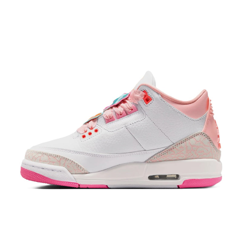 Big Kid's Jordan 3 Retro 'Spring Flowers' Pearl Pink/Orange (II0599 600)