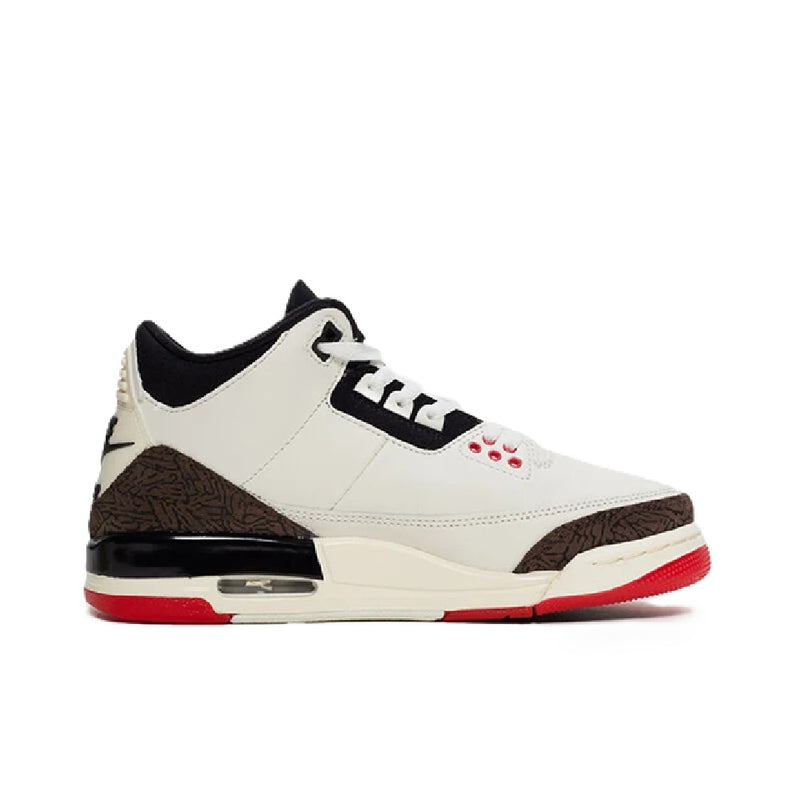 Big Kid's Jordan 3 Retro "World's Best" Sail/Black-Red (DM0967 103)