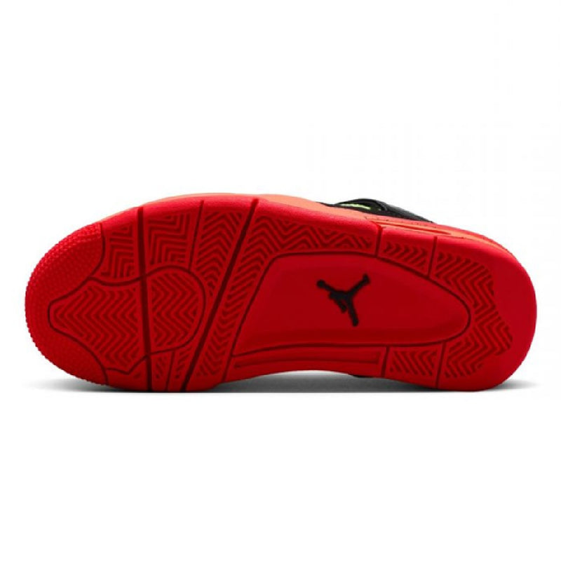 Big Kid's Jordan 4 Retro Black/Infrared 23-Bright Mango (II1271 001)
