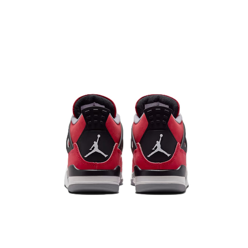Big Kid's Jordan 4 Retro "Toro Bravo" Fire Red/White-Black (FQ8213 600)