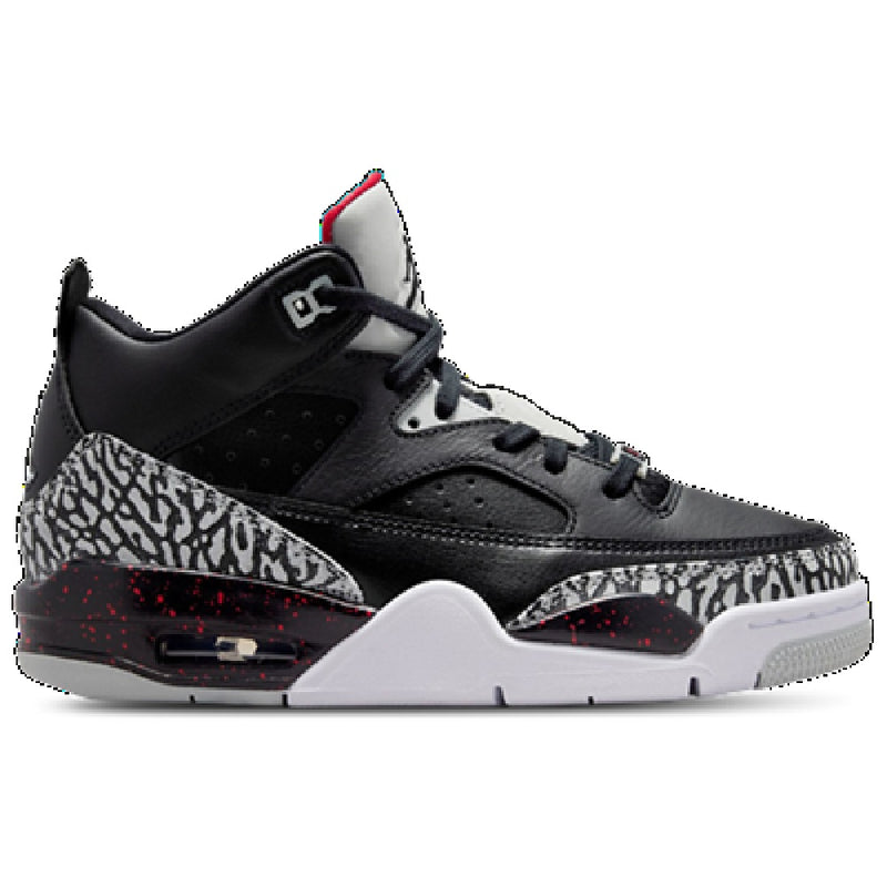 Big Kid's Jordan Son Of Mars Low Black/Black-University Red (IR0519 003)