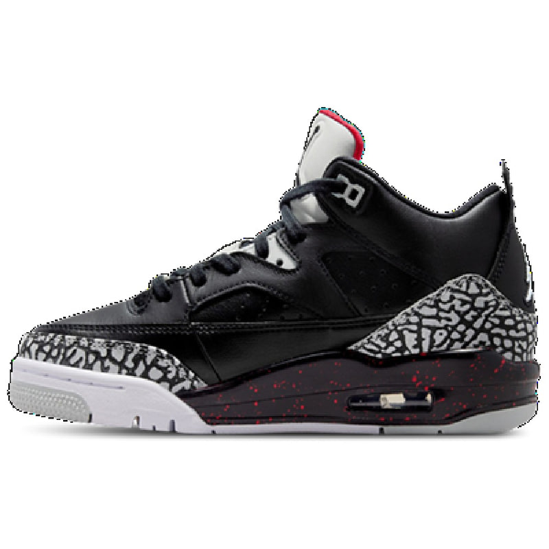 Big Kid's Jordan Son Of Mars Low Black/Black-University Red (IR0519 003)