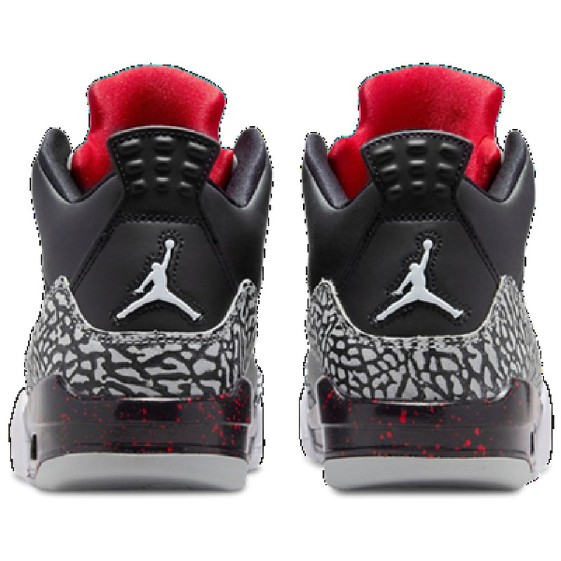 Big Kid's Jordan Son Of Mars Low Black/Black-University Red (IR0519 003)