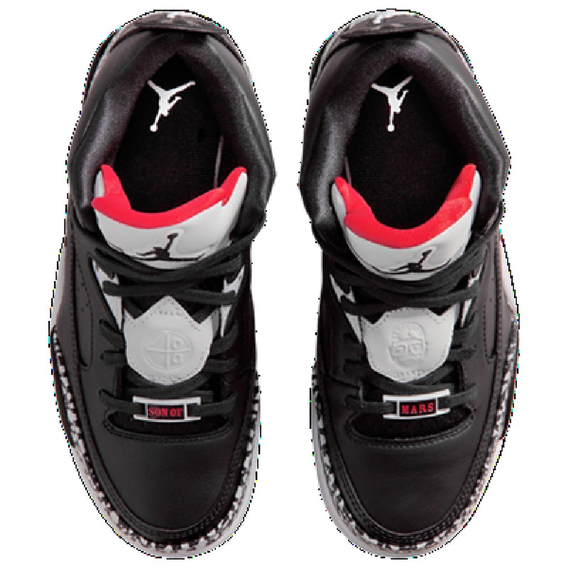 Big Kid's Jordan Son Of Mars Low Black/Black-University Red (IR0519 003)
