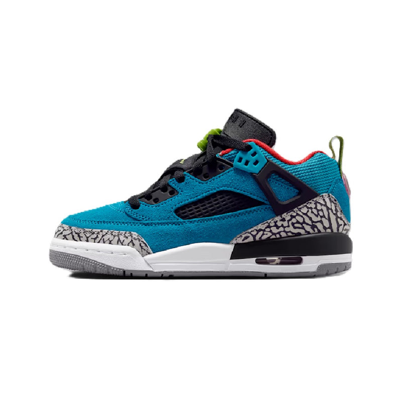 Big Kid's Jordan Spizike Low Neo Turq/Vivid Green (FQ3950 402)