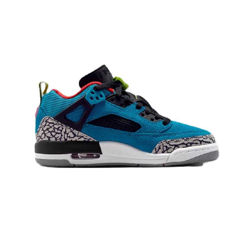 Big Kid's Jordan Spizike Low Neo Turq/Vivid Green (FQ3950 402)